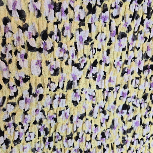 Vero Moda Olia Floral Smocked Mini Skirt Sz M Womens - Picture 7 of 10